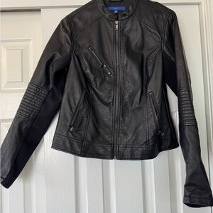 Women's Black Leather Jacket